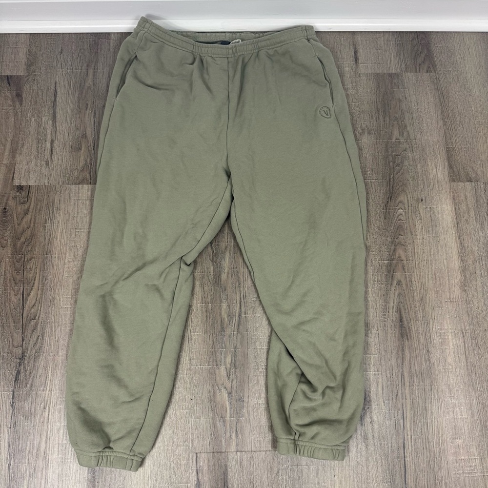 Vuori Sedona Sweatpants Women’s Size XL Green Loungewear Cozy Athleisure Sporty - Picture 2 of 11